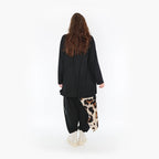 Haremshose von AKH Fashion aus Viskose, 1369.06992, Beige-Schwarz-Braun, Leopard, Schick