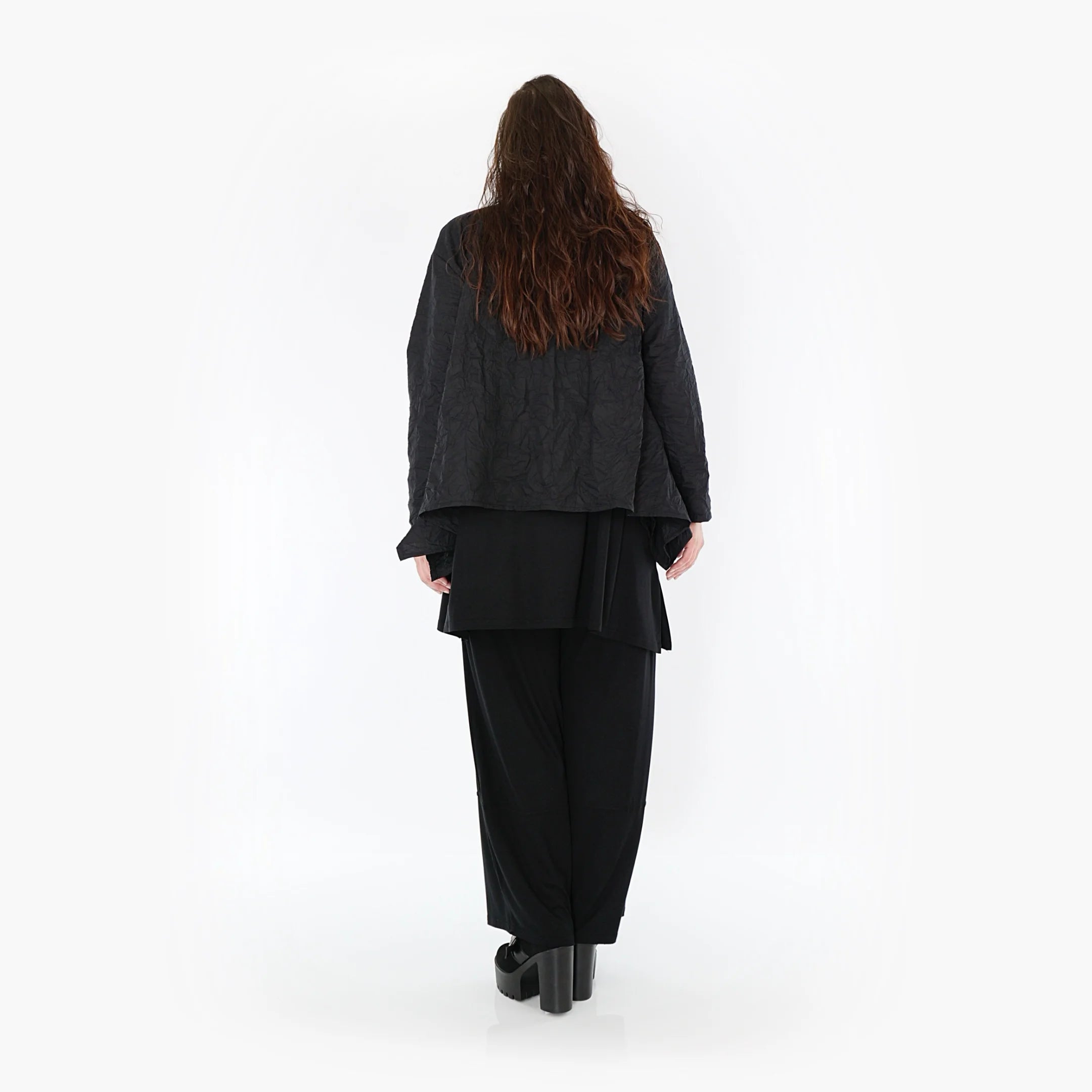 A-Form Jacke von AKH Fashion aus Viskose, 1372.00118, Schwarz, Schick, Modern, Bequem