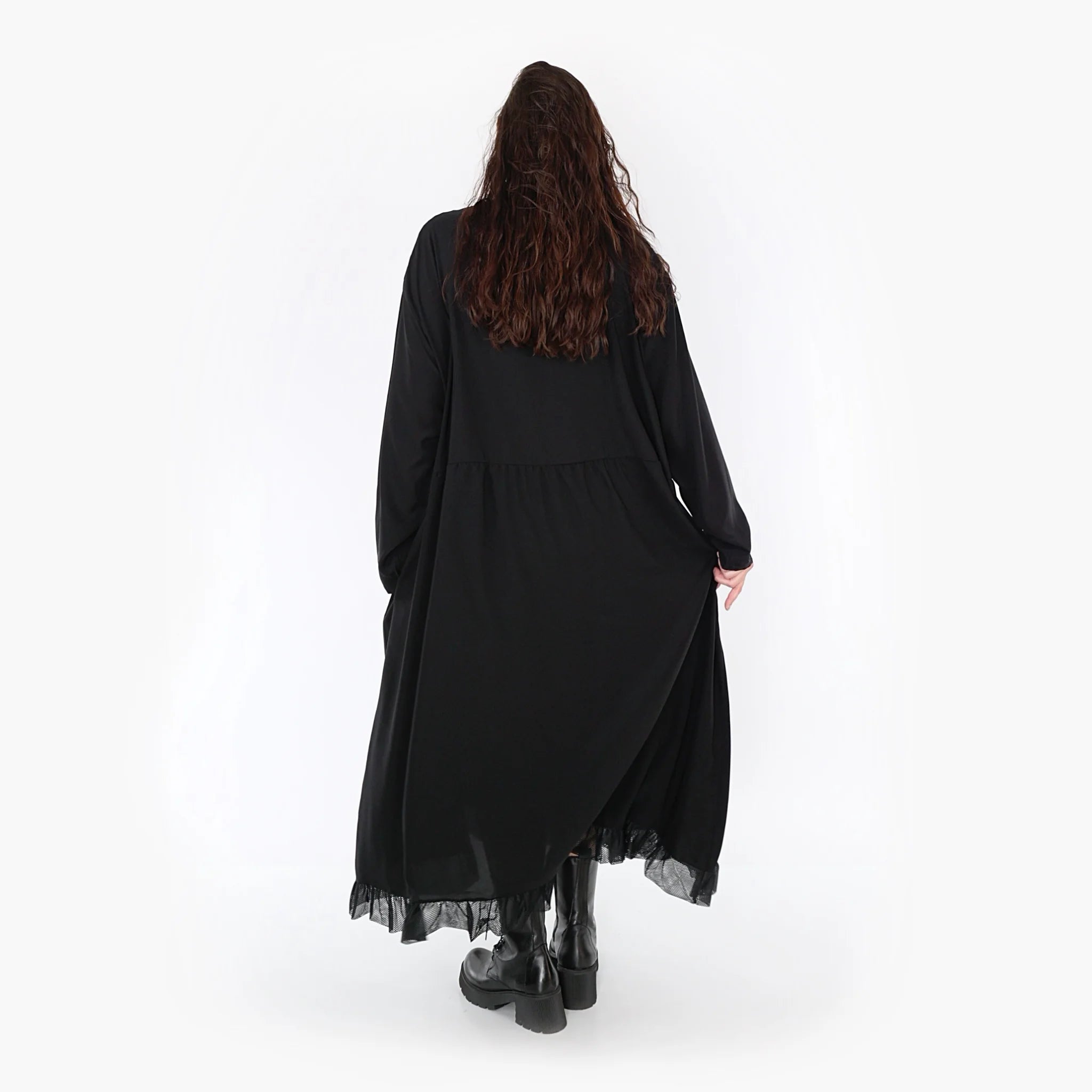  Ballonkleid von AKH Fashion aus Viskose, 1325.06984, Schwarz, Schick, Modern, Bequem