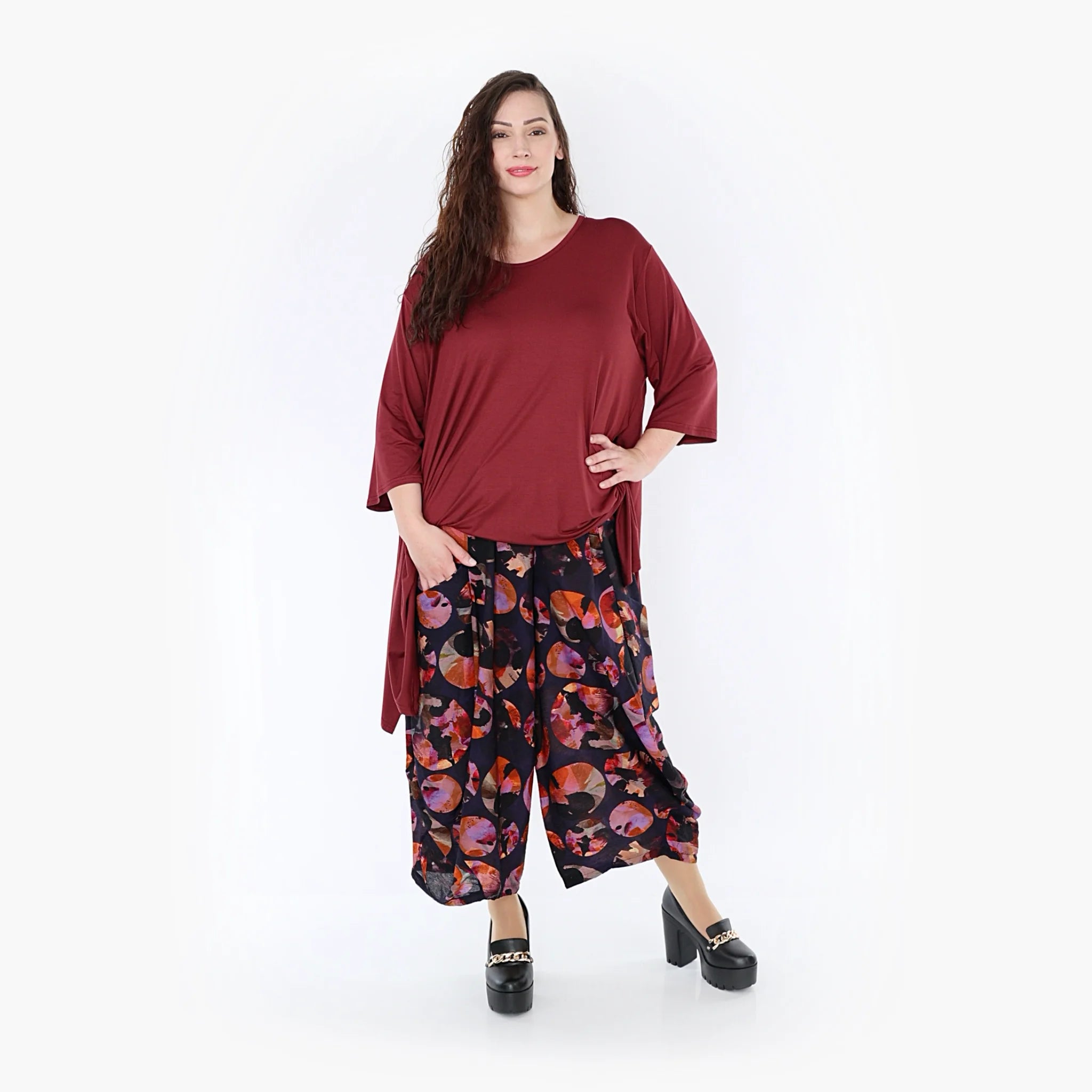 Ballonhose von AKH Fashion aus Viskose, ausgefallene, zeitlose Lagenlook Mode