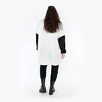  AKH Fashion Überwurf in kastiger Form, aus Baumwolle, 1337.02416, Weiß, Schick, Modern
