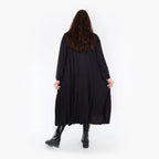  A-Form Kleid von AKH Fashion aus Viskose, 1340.06972, Schwarz, Schick, Modern, Bequem