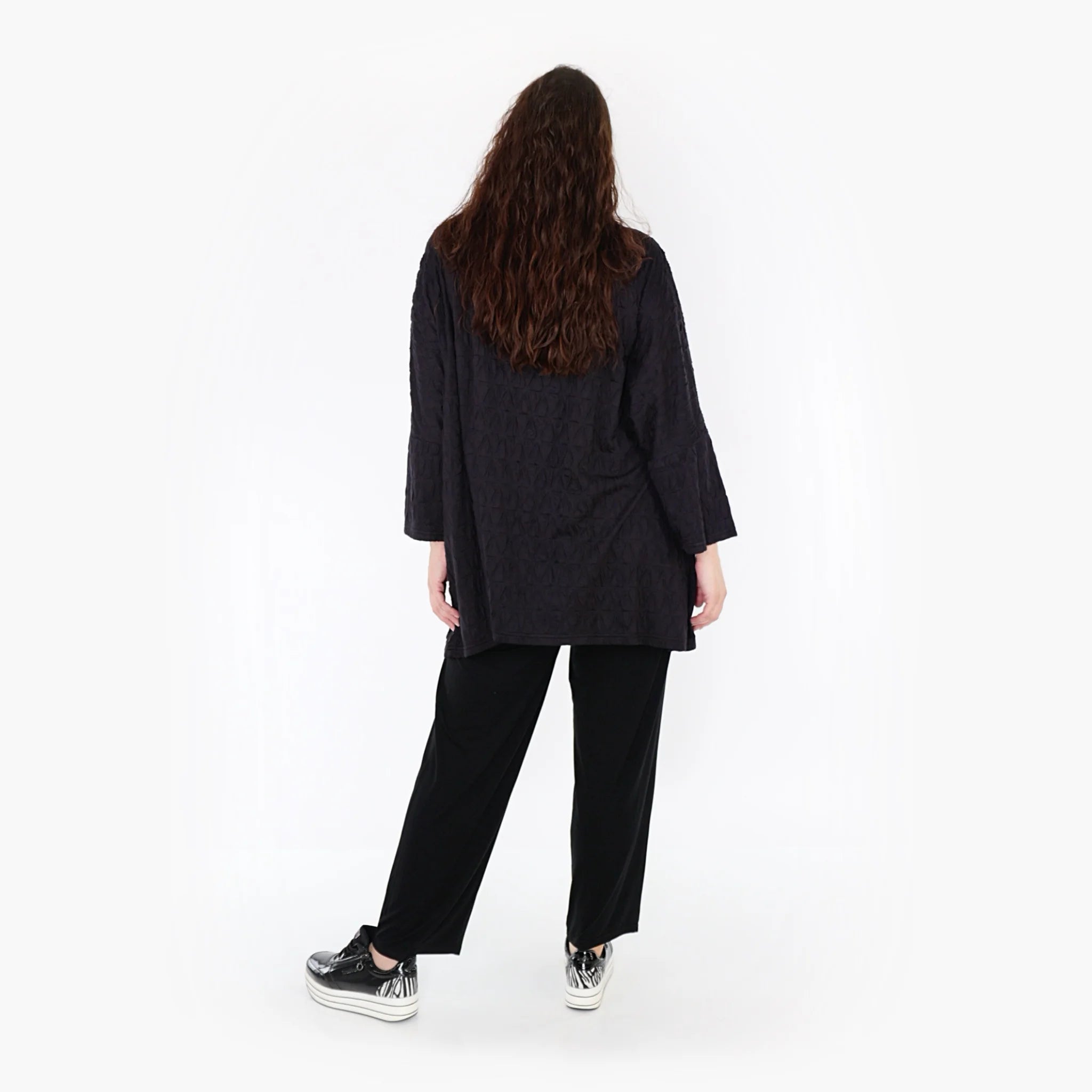 A-Form Bigshirt von AKH Fashion aus Viskose, 1341.06973, Schwarz, Schick, Modern, Bequem