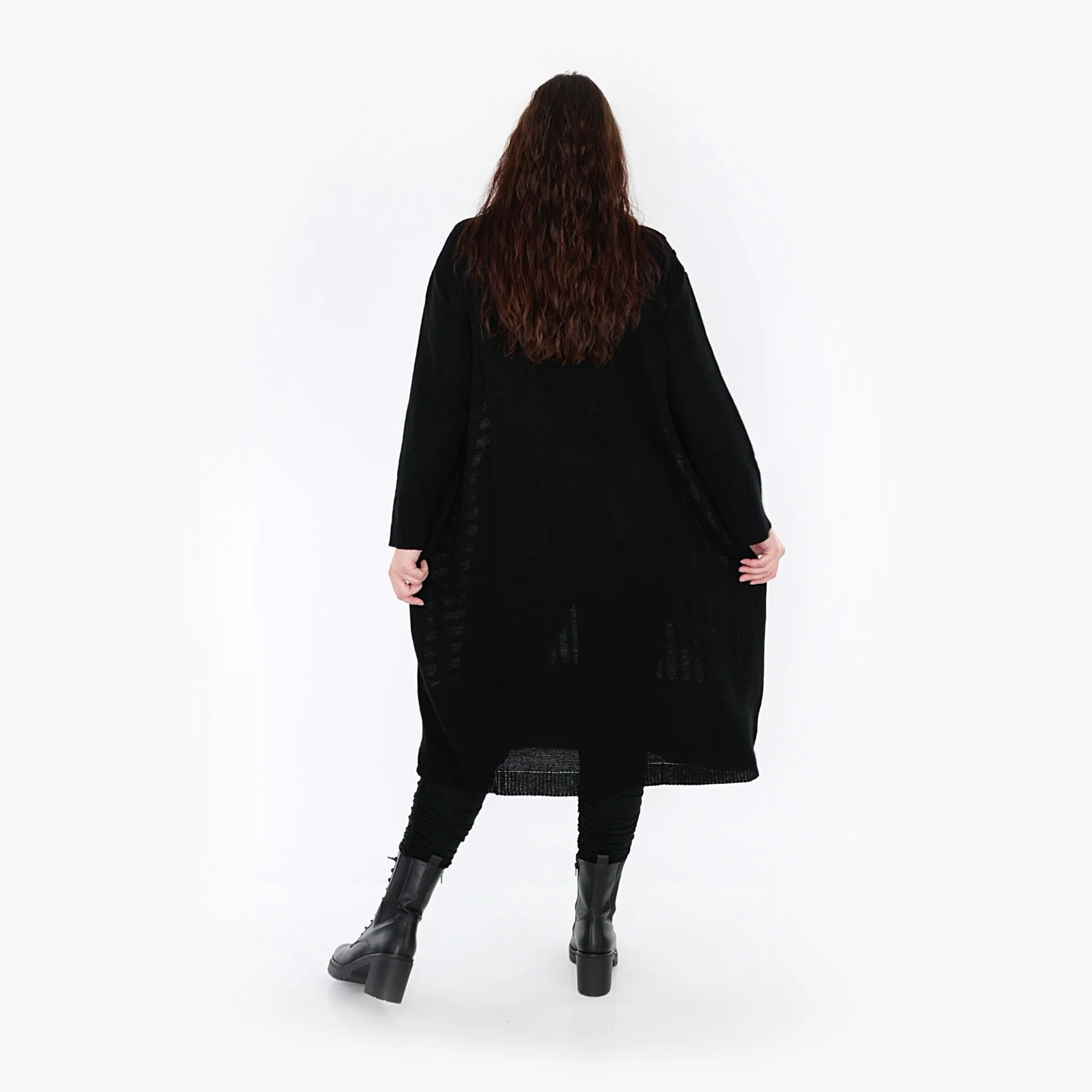  Ballonkleid von AKH Fashion aus Baumwolle, 1343.02346, Weiß-Schwarz, Schick, Modern