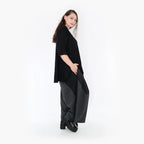  Haremshose von AKH Fashion aus Materialmix, 1346.06883, Schwarz-Dunkelgrau, Schick