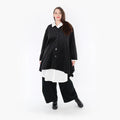  A-Form Jacke von AKH Fashion aus Polyester, 1348.02030, Schwarz, Schick, Modern, Bequem