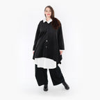  A-Form Jacke von AKH Fashion aus Polyester, 1348.02030, Schwarz, Schick, Modern, Bequem
