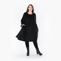  AKH Fashion Kleid in gerader Form, aus Polyester, 1348.06742, Schwarz, Schick, Modern