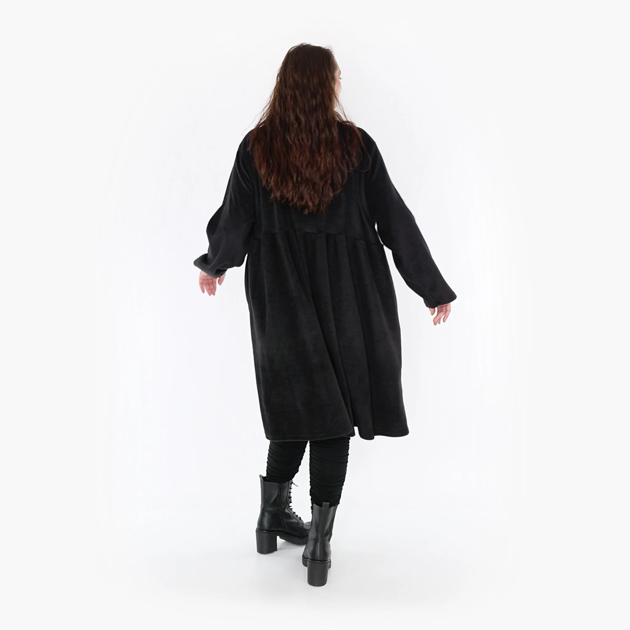  AKH Fashion Kleid in gerader Form, aus Polyester, 1348.06742, Schwarz, Schick, Modern