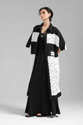  TW3 Weste in gerader Form, aus Baumwolle, 1168, Schwarz, Ausgefallen, Oversize