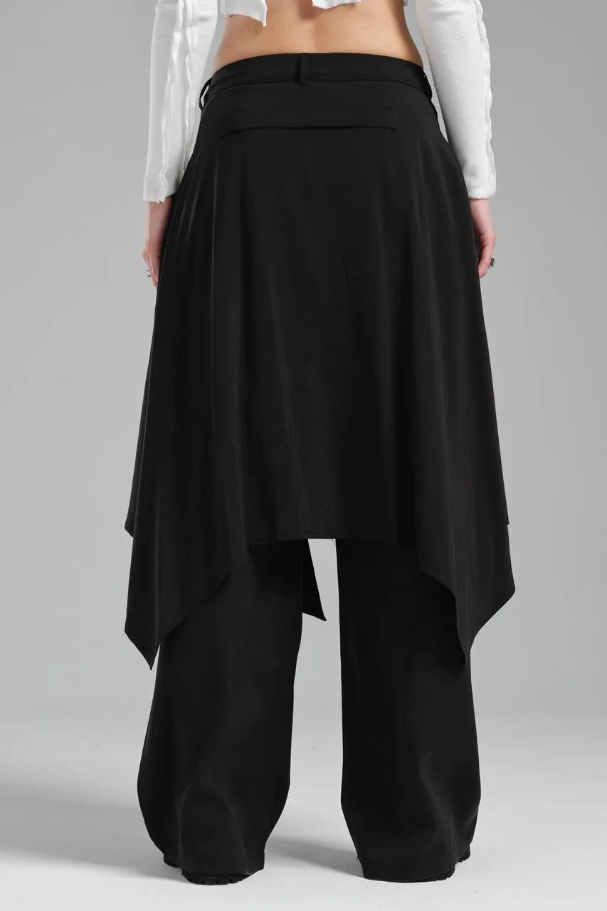  TW3 Hose in gerader Form, aus Polyamid, 1216, Schwarz, Schick, Modern, Ausgefallen