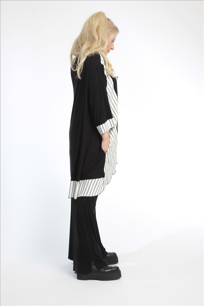 A-Form Shirt von AKH Fashion aus Viskose, ausgefallene, zeitlose Lagenlook Mode