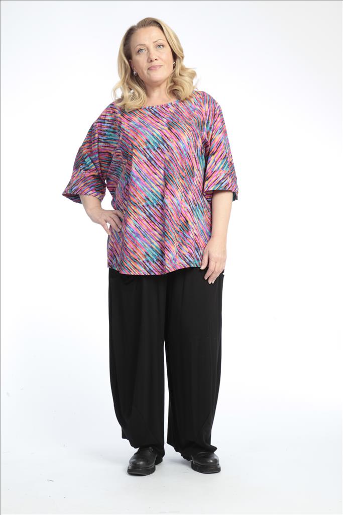  AKH Fashion Shirt in gerader Form, aus Baumwolle, 0768.01121, Multicolor, Streifen