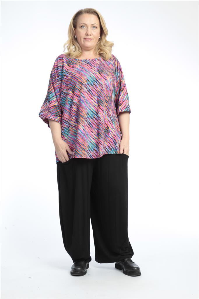  AKH Fashion Shirt in gerader Form, aus Baumwolle, 0768.01121, Multicolor, Streifen