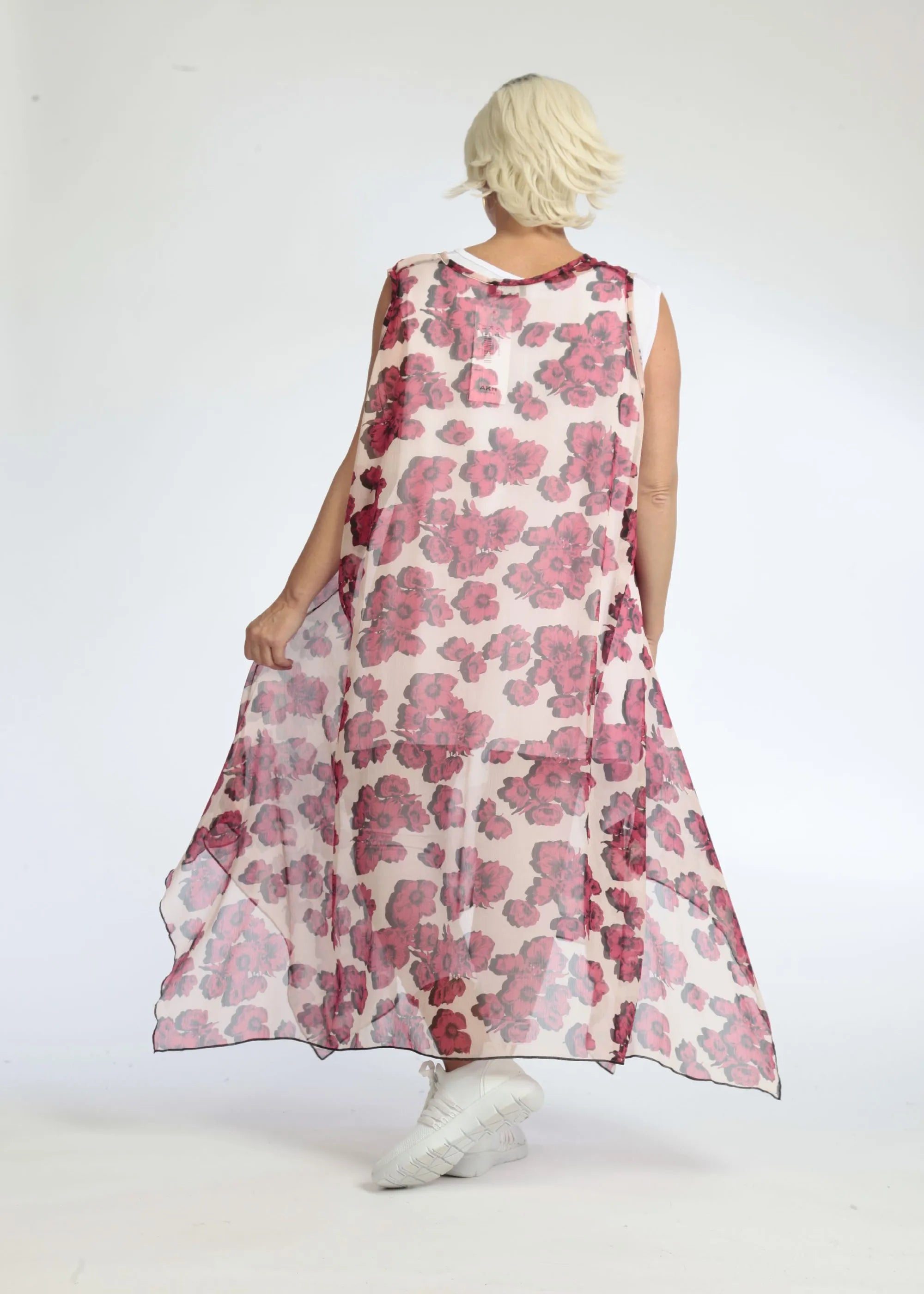  A-Form Tunika von AKH Fashion aus Polyester, 1077.05927, Rose-Pink, Blumen, Schick