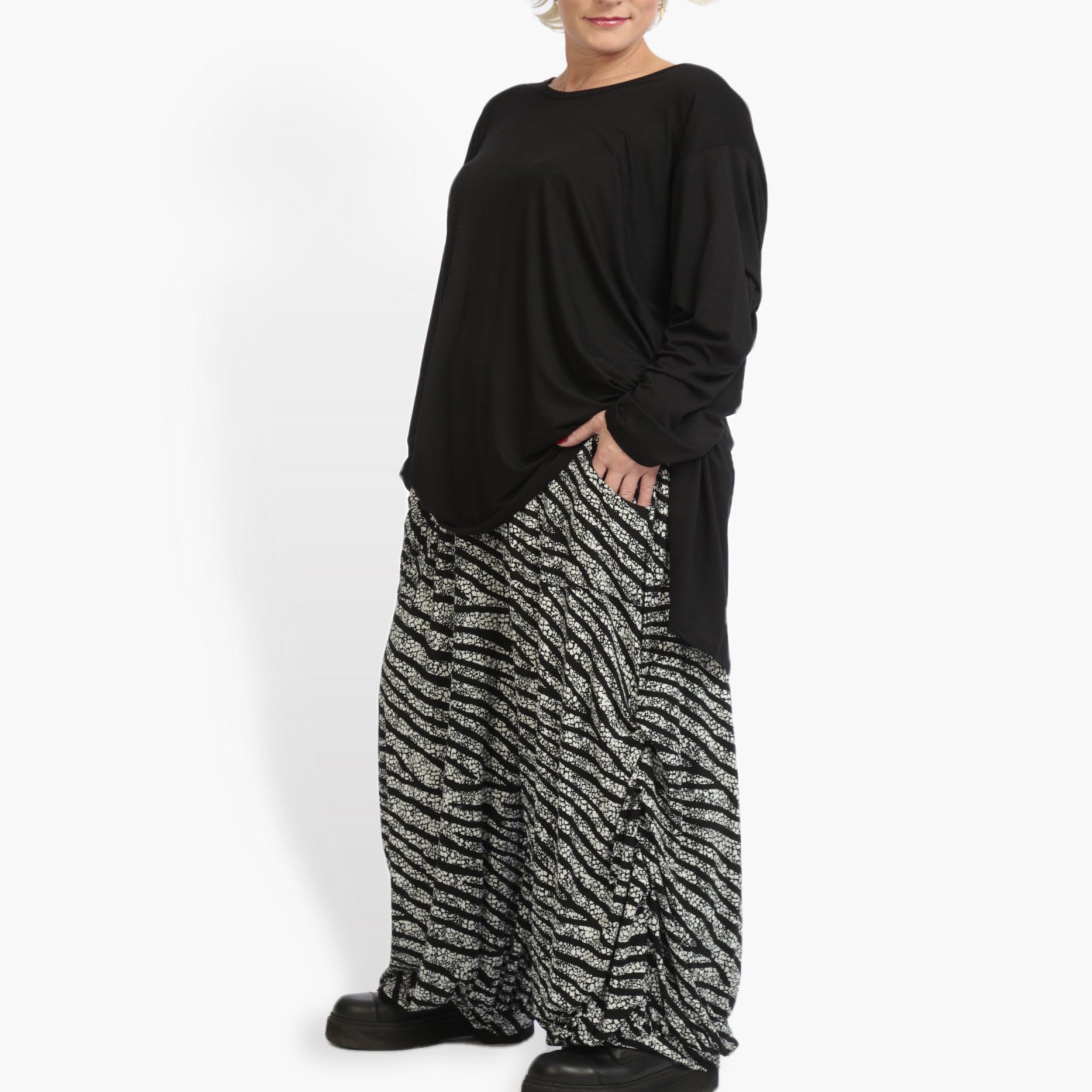 Ballonhose von AKH Fashion aus Viskose, ausgefallene, zeitlose Lagenlook Mode