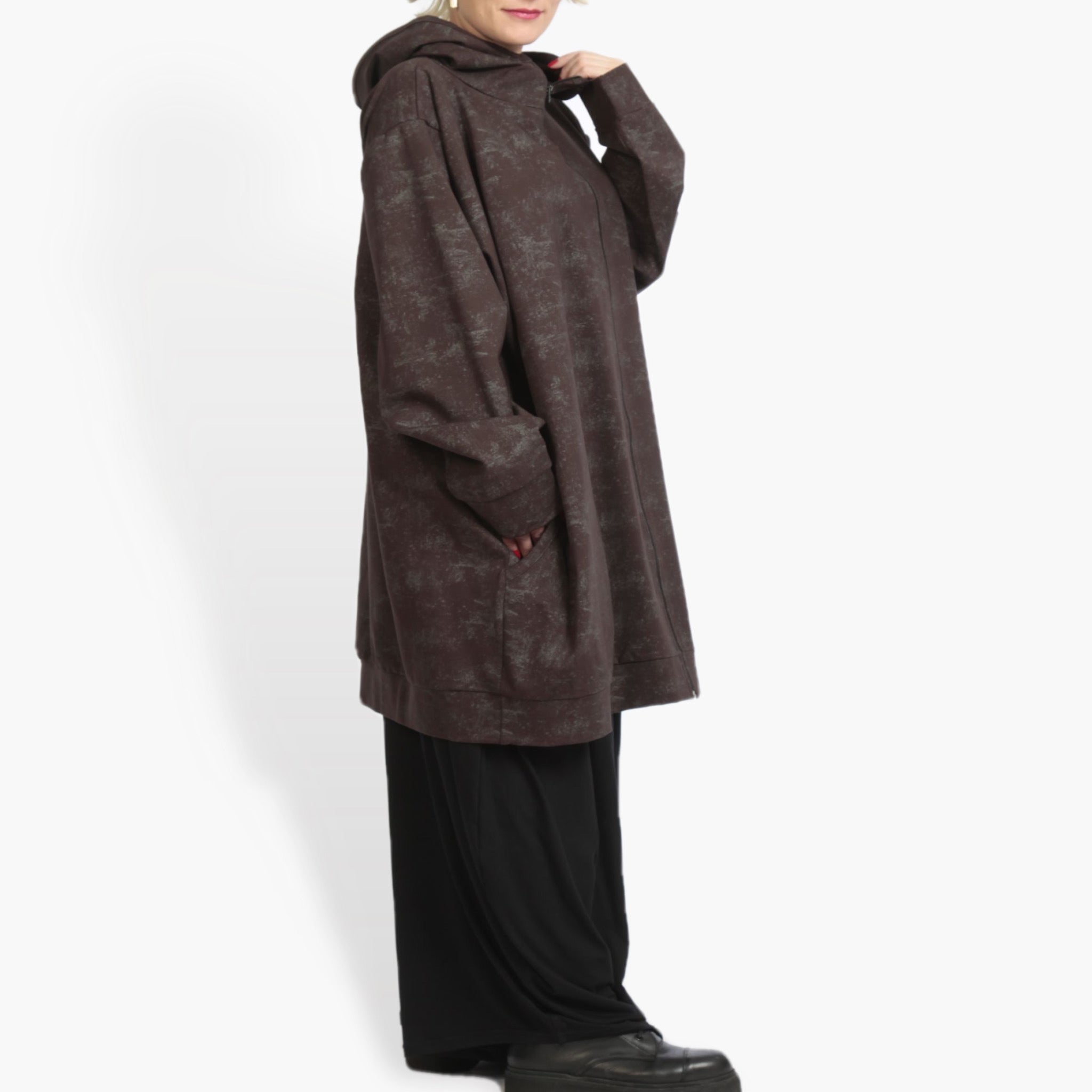  Ballonjacke von AKH Fashion aus Viskose, 0958.06819, Braun, Schick, Modern, Bequem